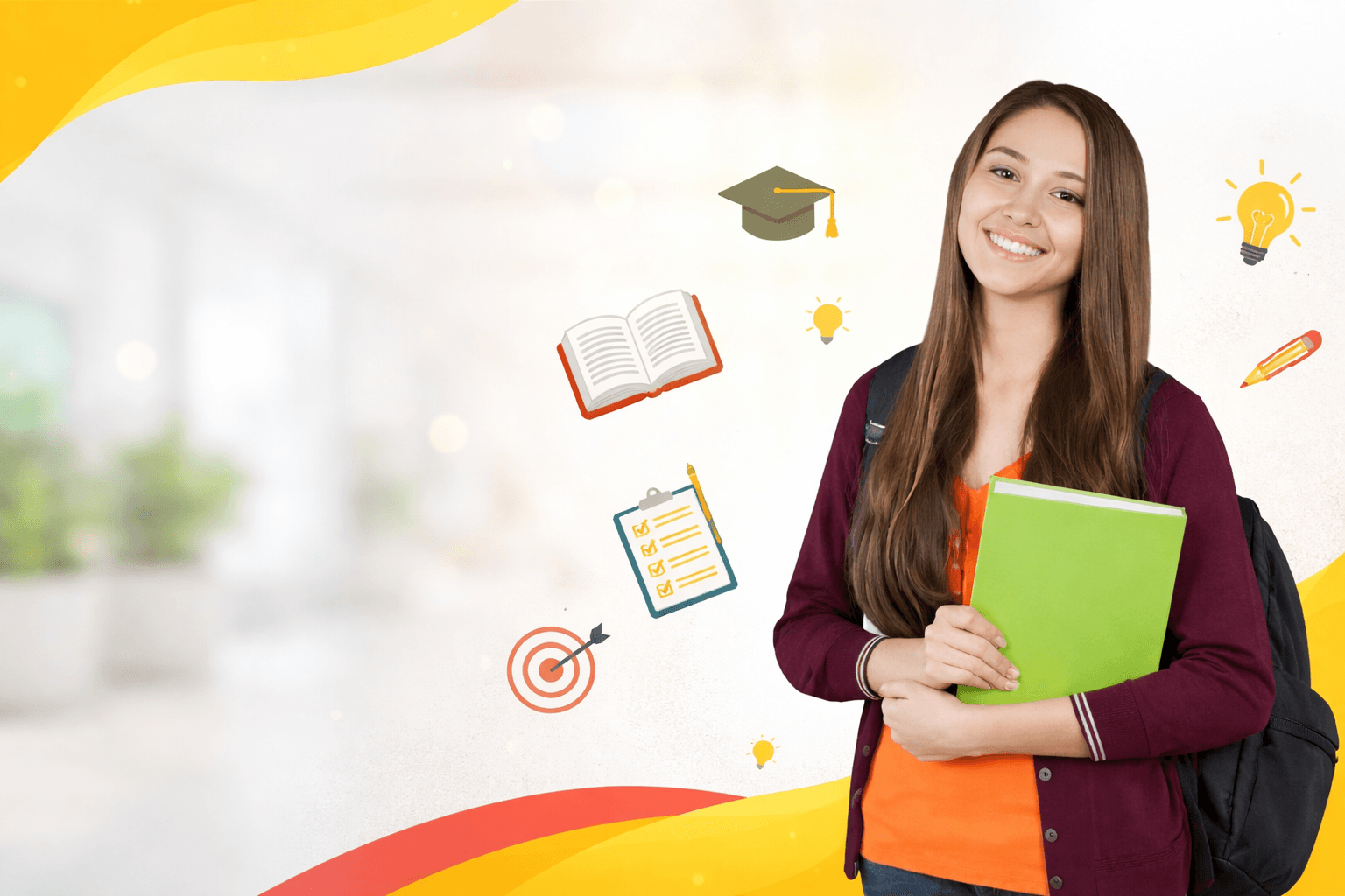 Admission campaign background